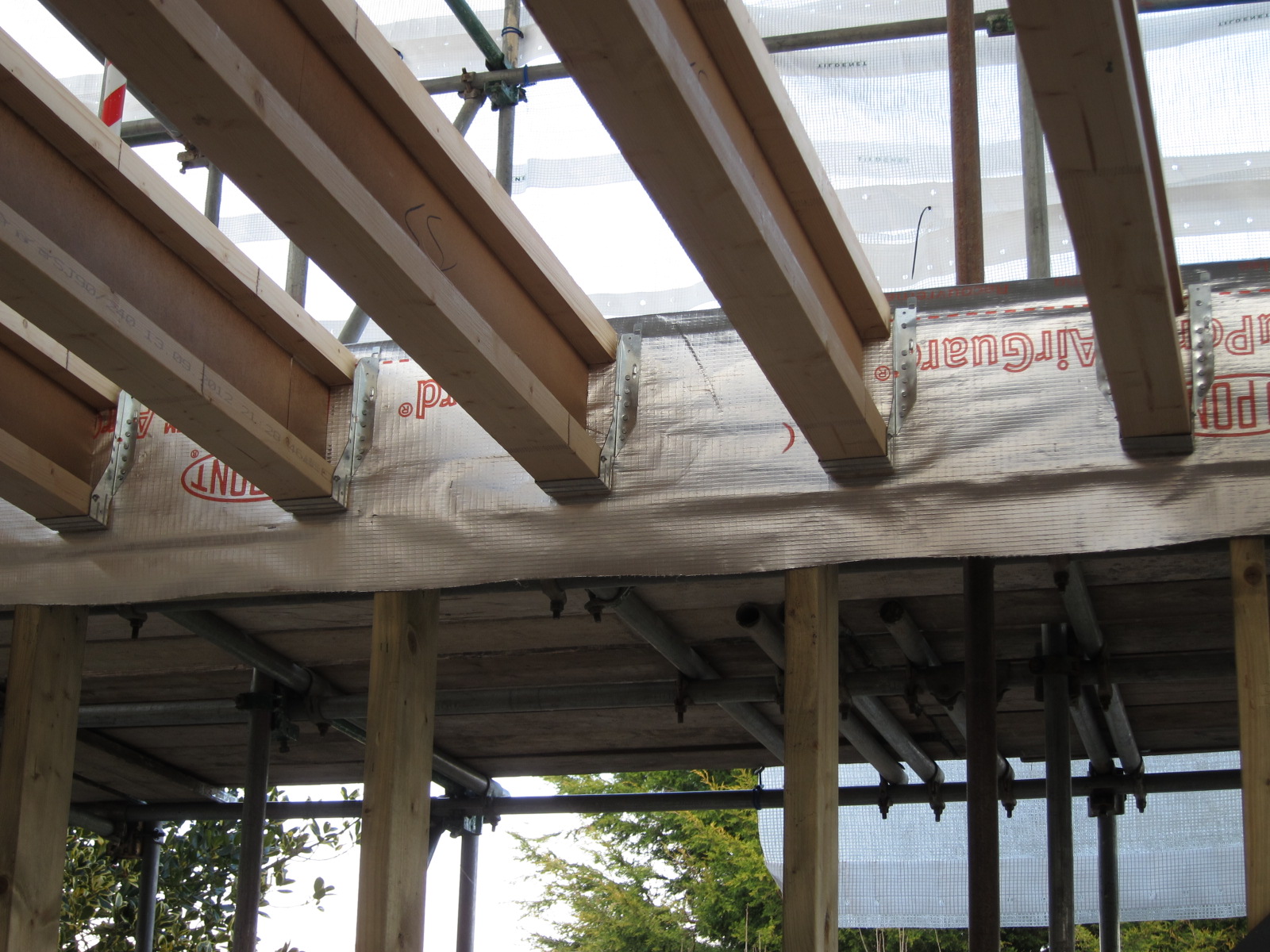 Our Own Grand Design 27 Joists, fireplaces, floorboards and parapets