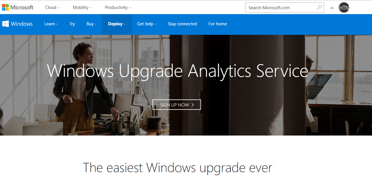 Passaggio a Windows 10 semplificato per le aziende grazie ad un nuovo Tool Microsoft HTNovo