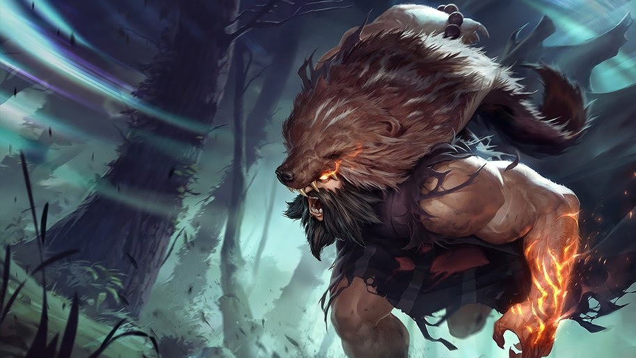 Udyr, LoL, Splash Art, 4K, #607 Wallpaper