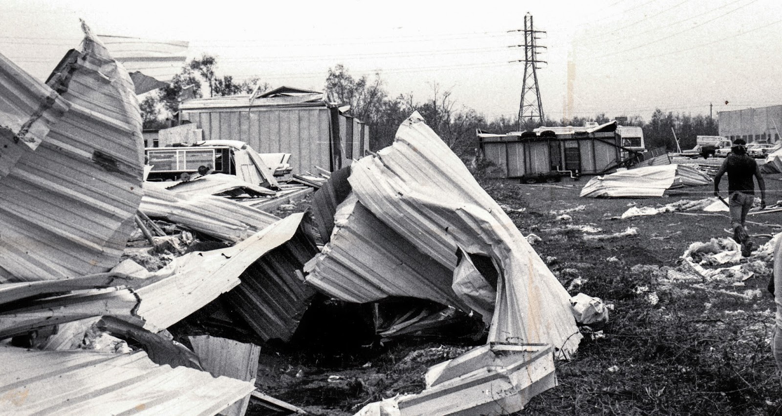 South Belt Houston Digital History Archive: 1983 Hurricane Alicia damage