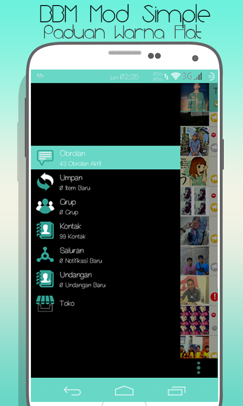 Download BBM Mod Simple Ipin Style v2.6.0.30 http://leonardfresly.blogspot.com/