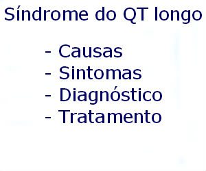 Síndrome do QT longo causas sintomas diagnóstico tratamento prevenção riscos complicações