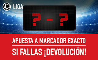 sportium promocion Apuesta a Marcador Exacto si fallas devolucion 9-12 marzo sportium promocion Apuesta a Marcador Exacto si fallas devolucion 9-12 marzo
