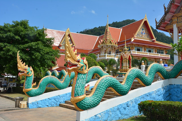 Wat Karon Phuket dragon snakes