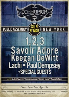 Keegan Dewitt Plays Communion @ Public Assembly This Sunday, March 6th