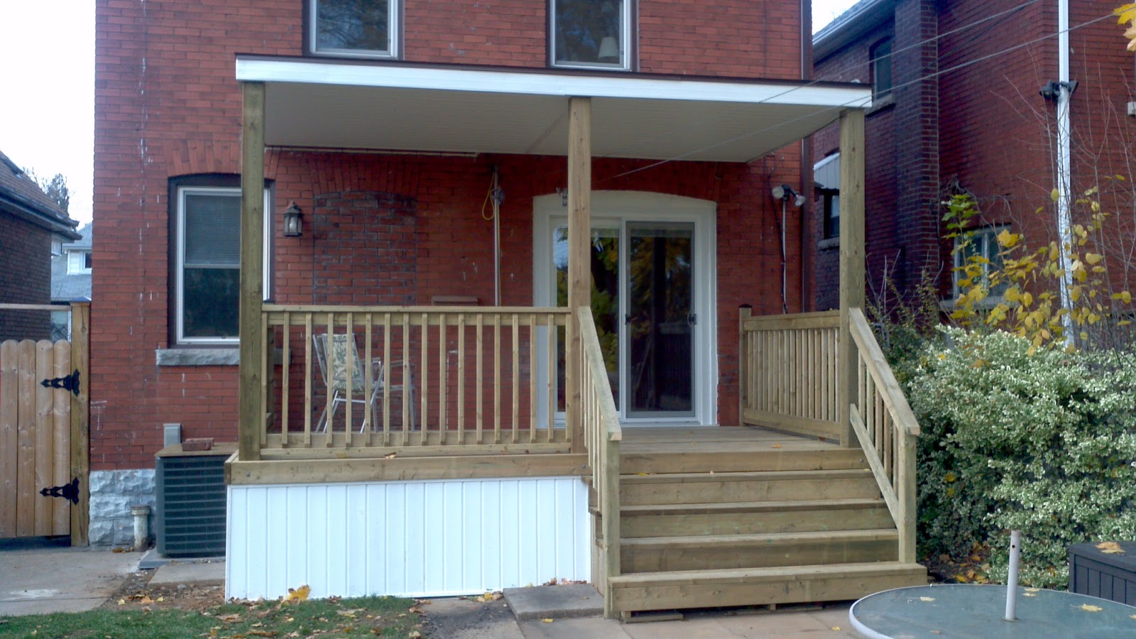 A Board and Beyond Home Improvements Patio Door Install and Brick