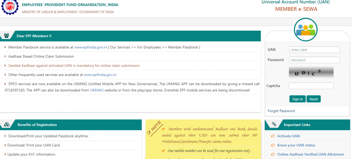 How to activate uan online how to get new uan how to create uan