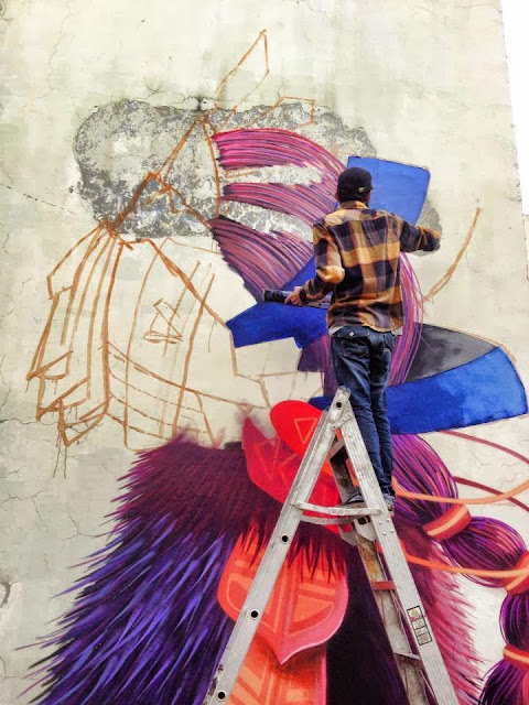 Street Art Mural By Mexican painter Curiot For The proyecto Frágil On The Streets Of Mexico. 6