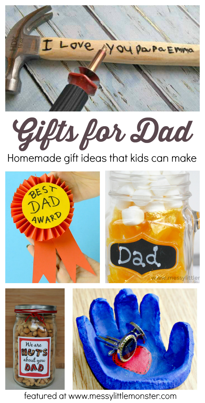 Gifts For Dad From Kids - Homemade Gift Ideas That Kids Can Make