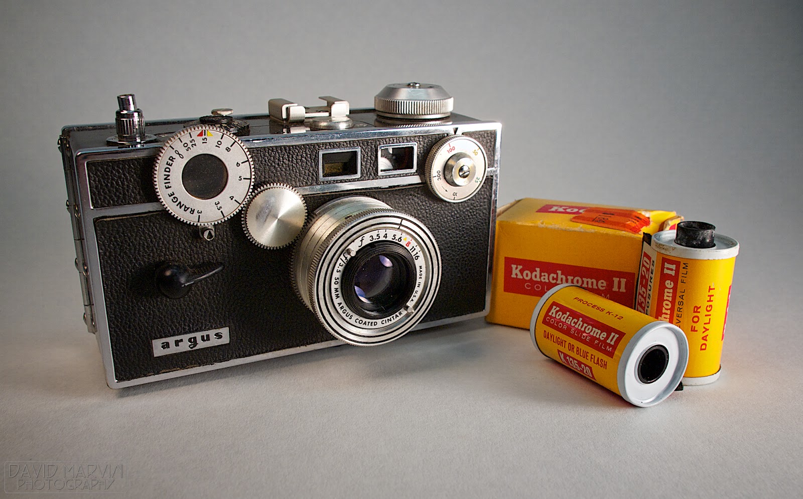 David Marvin Photography Lansing, Michigan 1960s Camera & Film