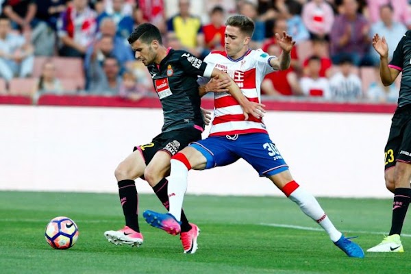 El Espanyol gana al Granada (1-2)