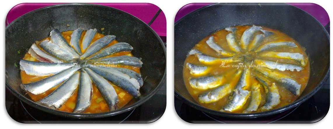 Sardinas guisadas