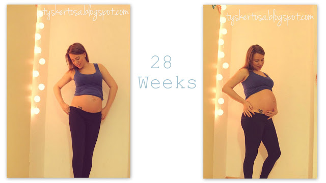 magebilde 28 uker gravid