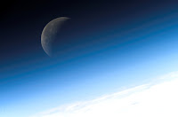 Moon seen from the International Space Station