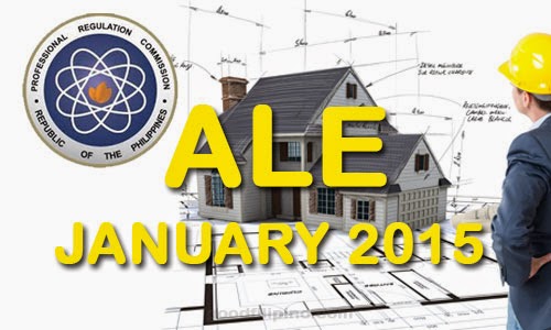 January 2015 Architect Board Exam Results - Architect Licensure Examination (ALE) Passers January 2015
