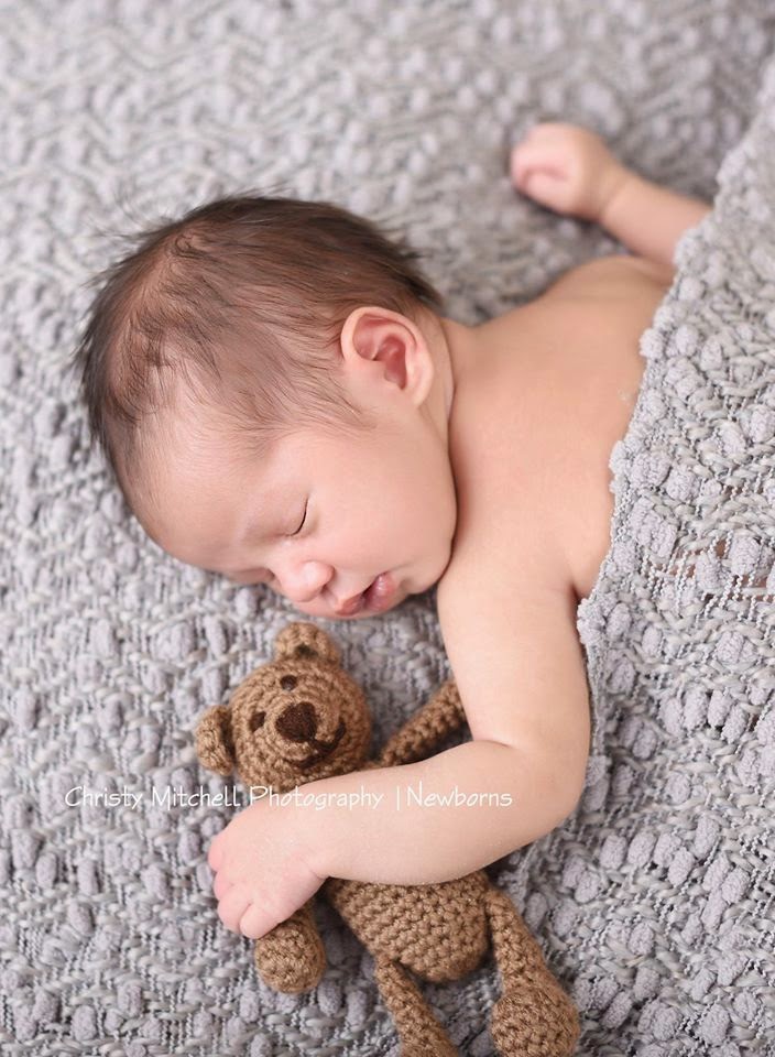 ChristyMitchellbearA Teddy Bear Bonnet & Stuffy Pattern Release