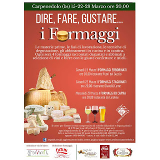 Dire Fare Gustare il Formaggio carpenedolo degustazione formaggio