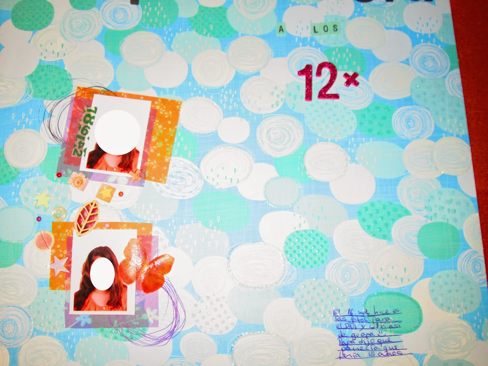 Manualidades Laura: LO para Miss Scrap: Quinceañera a los 12
