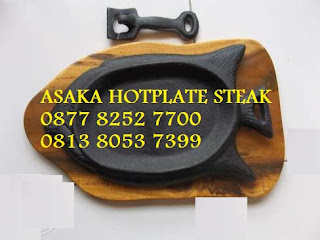 piring hotplate ikan, harga piring hot plate steak, piring hot plate asaka, piring hot plate murah, jual piring hot plate, 