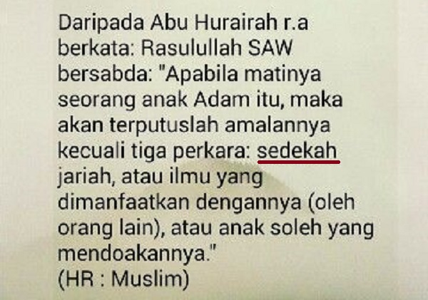 KEPASTIAN SEDEKAH KEPASTIAN SEDEKAH