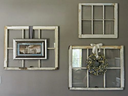 Little Brags Decorating With Old Windows Http Homemademodern Blo