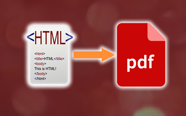 Convertir HTML a PDF