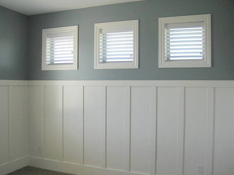 LEC Cabinets: Board & Batten Wainscoting