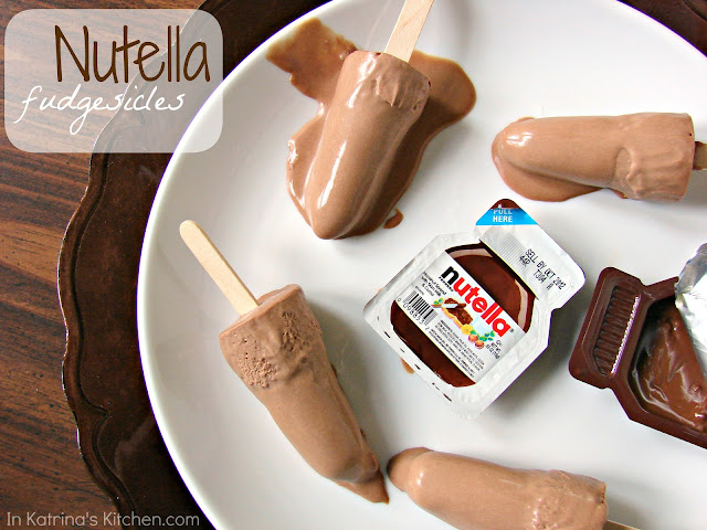 Nutellla Fudgesicles @KatrinasKitchen