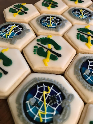 Combat Control Flash and Green Feet & Lightning Bold Cookies