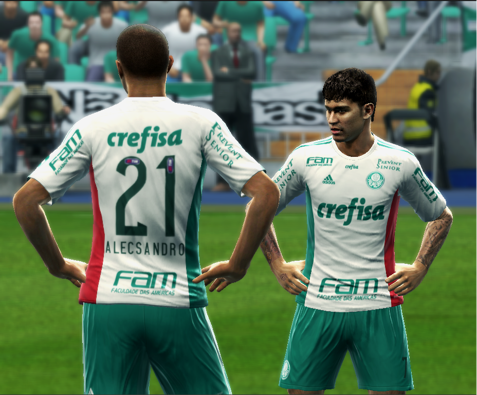 Uniformes Palmeiras 2015 2016 Adidas PES 2013 RE PA Kits