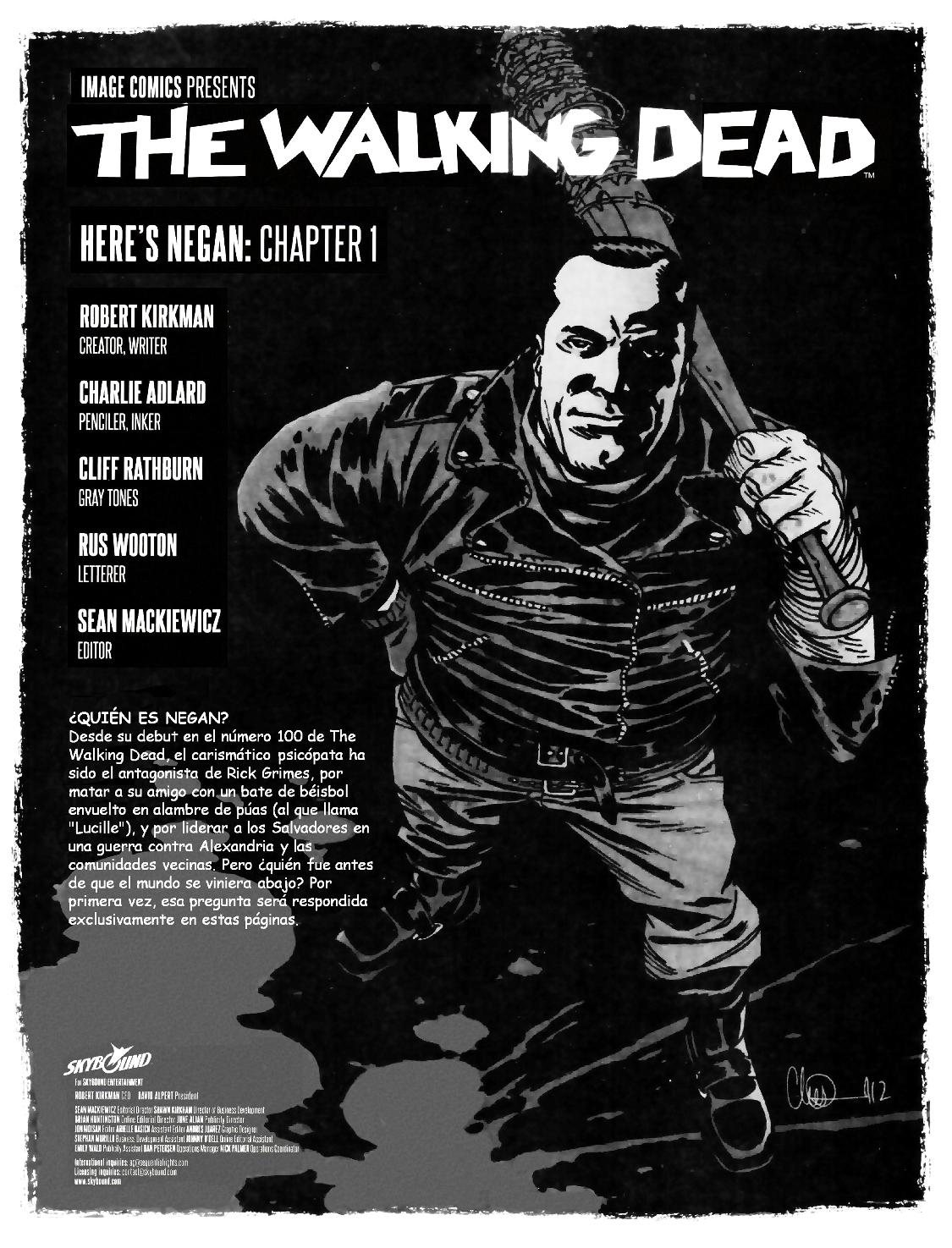 Comic The Walking Dead en Español