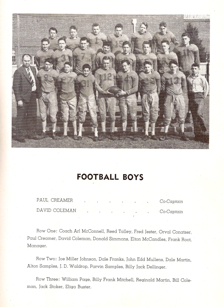 Little River County Arkansas Genealogy 1947 Ashdown Football Team