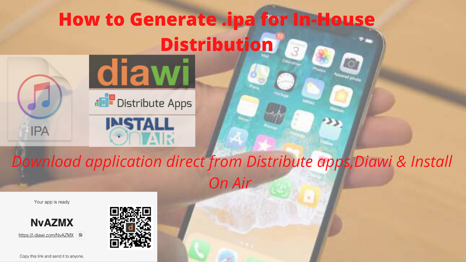 How to generate .ipa file for InHouse and distribute enterprise iOS