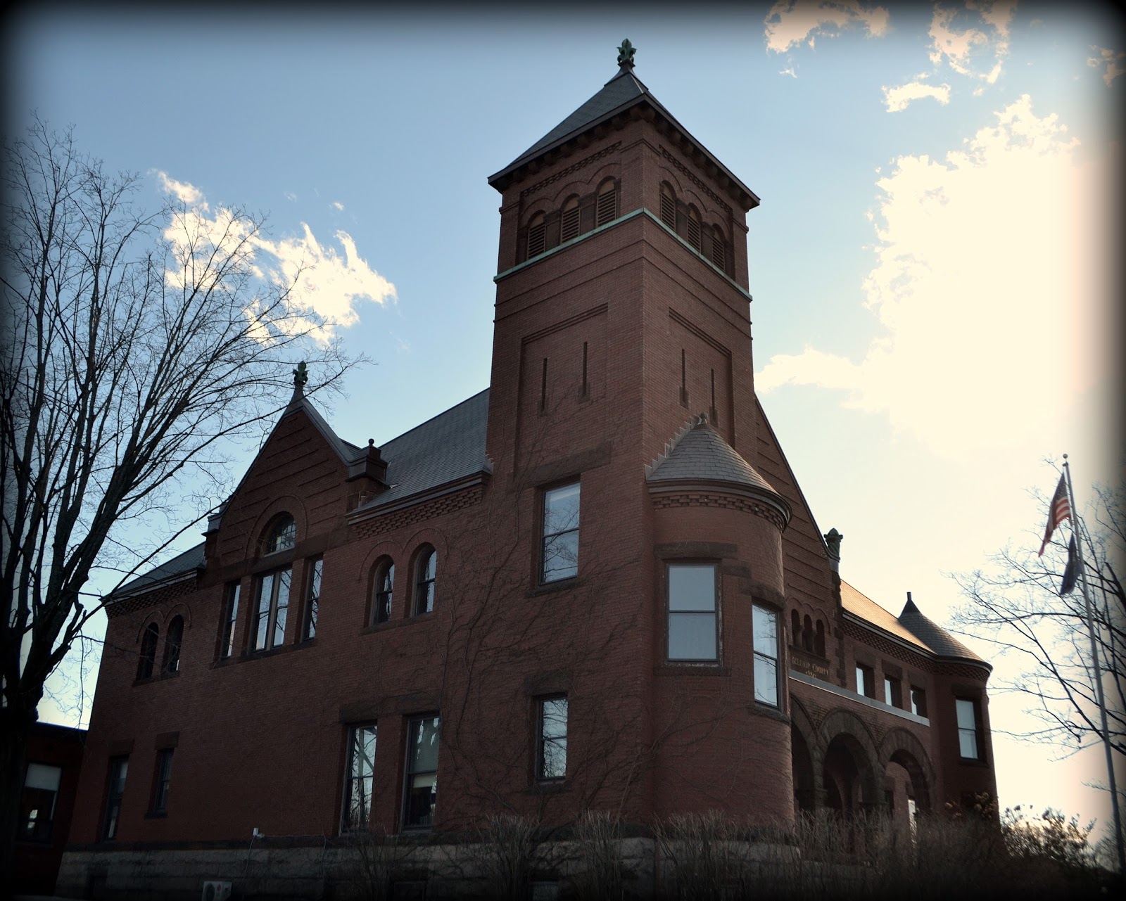Courthouse In Shadow