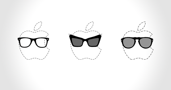 Macbook Glasses decals