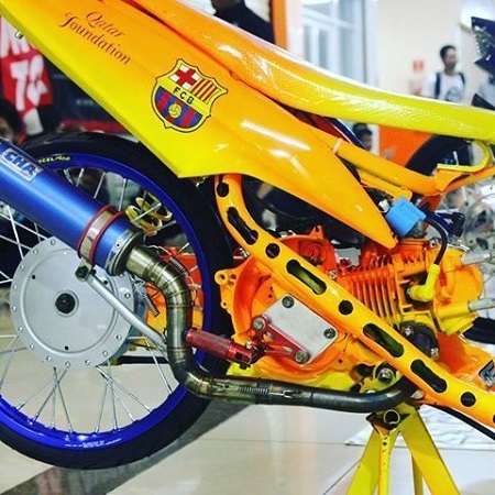 Gambar modifikasi motor drag terbaru modifikasi motor drag