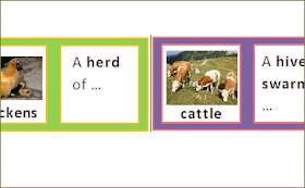 Nyla's Crafty Teaching: Collective Nouns Matching Game