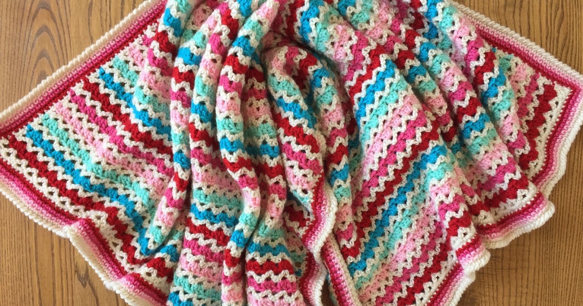 Skein and Hook Free Crochet Pattern Wylie Baby Blanket