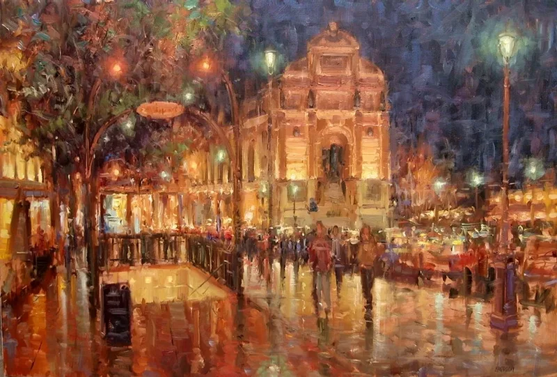 Eugene Paprocki 1971 ~ American painter | The impressionist city Eugene Paprocki 1971 ~ American painter | The impressionist city