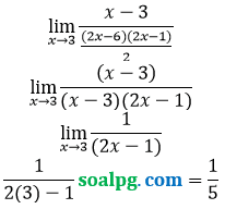 bahas pilihan ganda limit