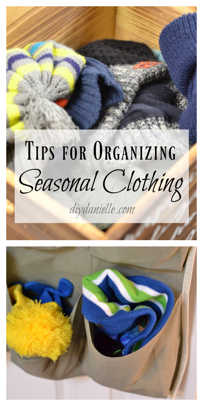 Check out these amazing tips for organizing and packing away seasonal clothing. Defeat the clutter! Organizing Seasonal Clothes