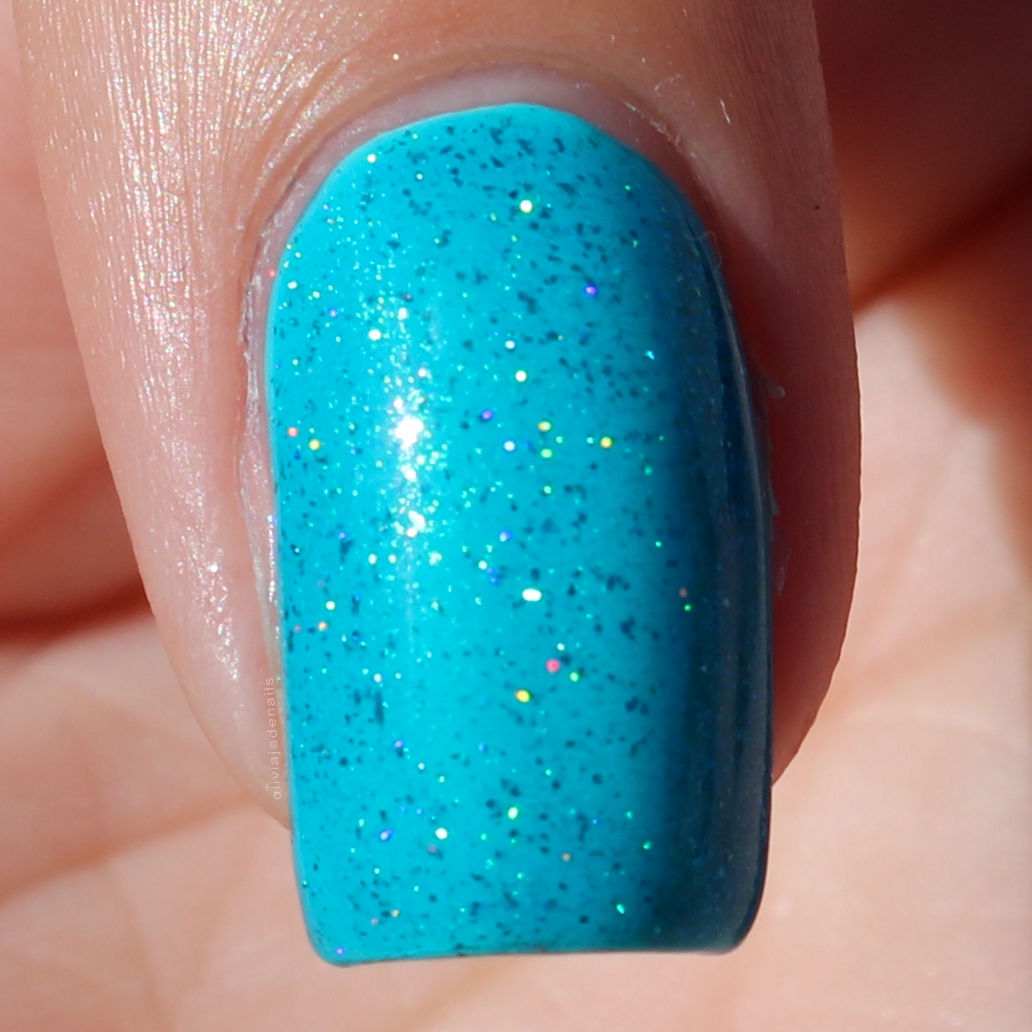 Dance Legend Tesseract (over CG At Vase Value) swatched by Olivia Jade Nails