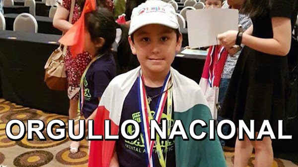 ¡HAGAMOS FAMOSO A GUSTAVO GARCIA SALAZAR! El niño mexicano de 6 años, que gano Campeonato Mundial de Matemáticas en Malasia' 