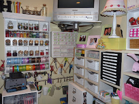 Spinning MY Webb....One Day at a Time: 2011 Updated Scrapbook Room