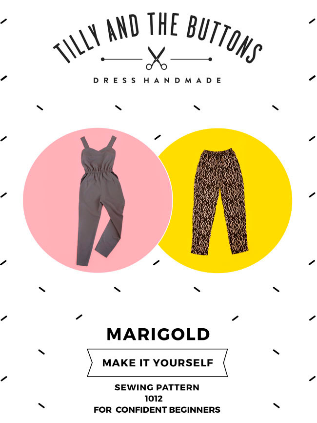 Marigold jumpsuit and trousers sewing pattern - Tilly and the Buttons
