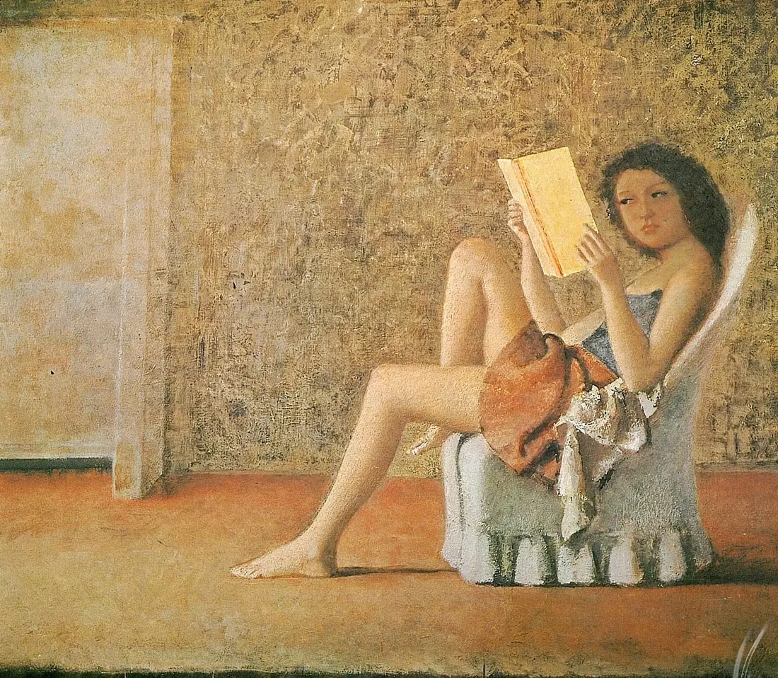 Balthus - Katia reading, 1974