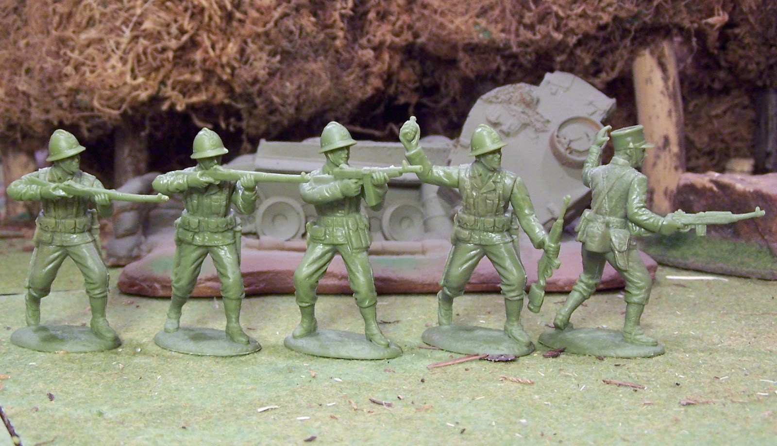 ARMIES IN PLASTIC 5403 WWI French Infantry Toy Soldiers 20 Figures MIB FREE SHIP 