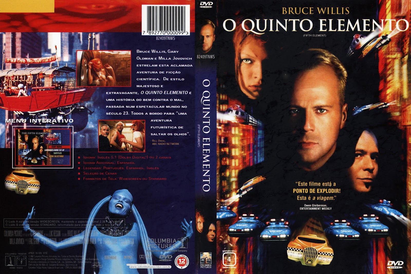Capas Medina Somente Capas de DVD O Quinto Elemento