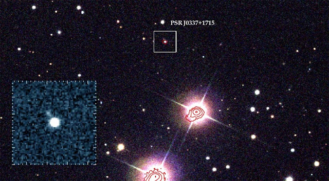 Localização do pulsar PSR J0337+1715