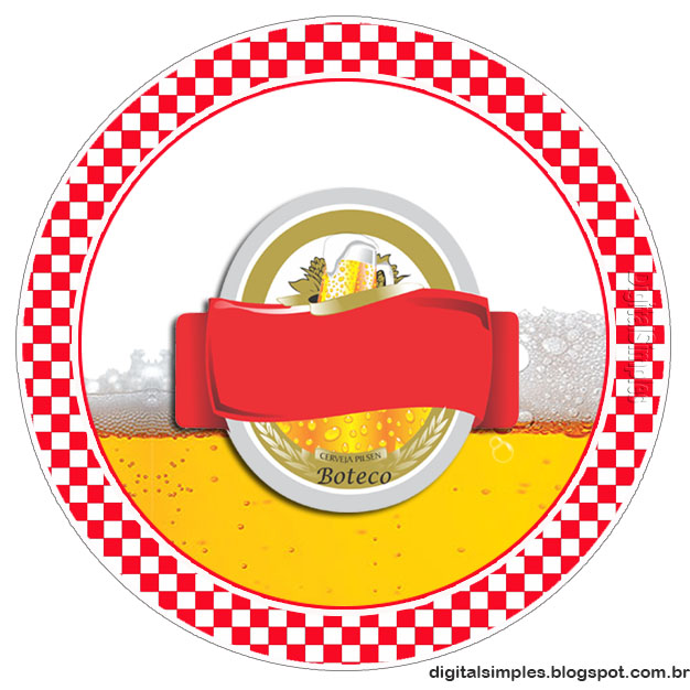 Kit Personalizado"Boteco" Xadrez Vermelho Convites Digitais Simples Aparador Livro Xadrez ~ Kit Personalizado"Boteco" Xadrez Vermelho Convites Digitais Simples
